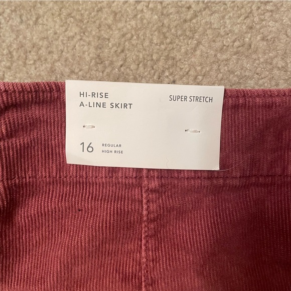 High Rise A Line Skirt - Picture 3 of 5